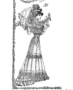 Vintage springtime lady (1907)