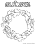 Autumn wreath