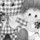Plaid Easter bunny & little girl