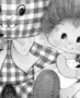Plaid Easter bunny & little girl