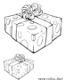 Gift box with ribbon