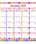 Blank calendar pages: Happy dots