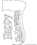 Happy Halloween sign with cat