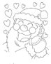 Santa Claus with hearts