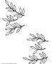 Leaf and stem stencils