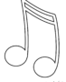 Sixteenth musical note