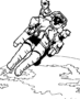 Astronaut in space
