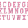 Pink polka dot alphabet
