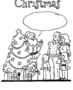 Santa and family