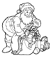Santa with a sack of toys