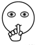 “Shh” face