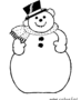 A snowman