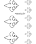Stencils: Fleur-de-lis 2