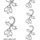 Flower flourish stencil