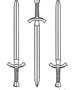 Three swords