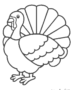 Thanksgiving turkey coloring