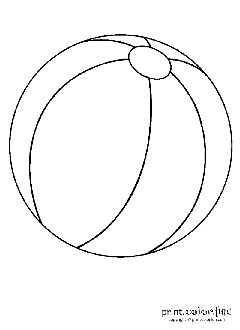 free ball coloring pages - photo #9