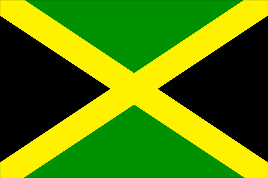 Flag of Jamaica coloring page Print. Color. Fun!