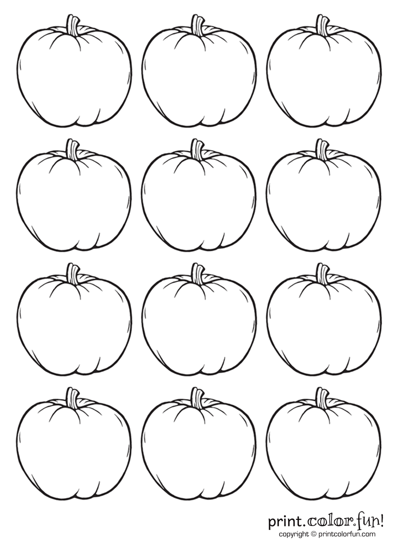 Small Pumpkin Coloring Pages Coloring Pages