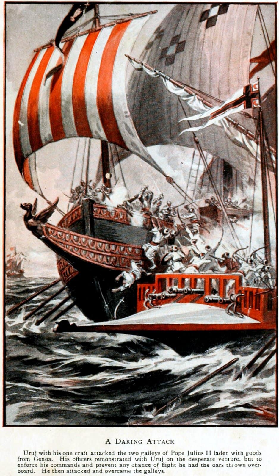 From Daring Deeds of Famous Pirates by Edward Keble Chatterton (published 1917)