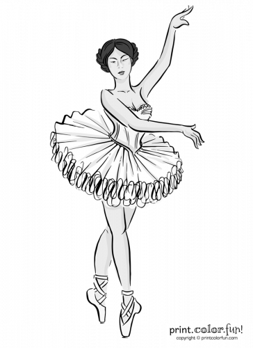 Ballet dancer in a tutu