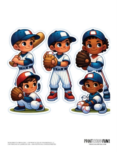 Baseball color clipart from PrintColorFun com 2