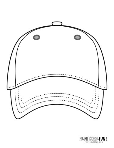 Baseball Shirt Team Uniform Coloring Sheet