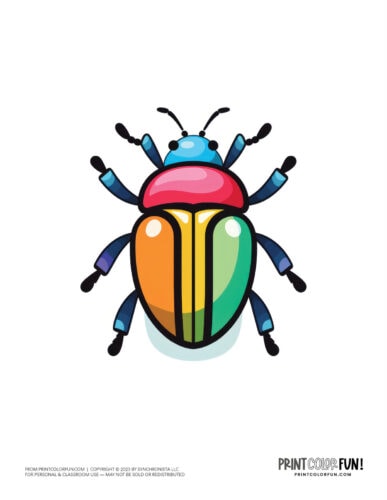 Beetle clipart drawing from PrintColorFun com 1