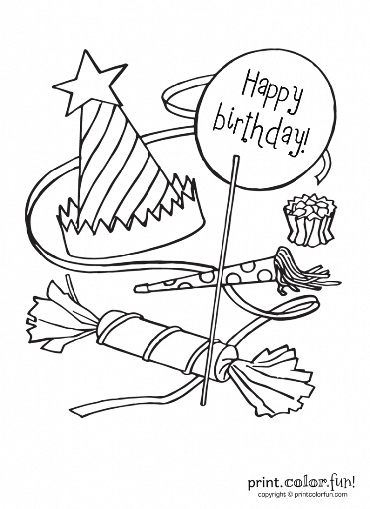 party - PrintColorFun.com: Free printables, coloring pages, activities ...
