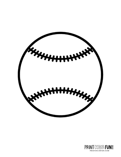 30 Baseball Coloring Pages by Teacher's Helper