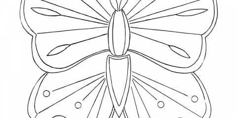 4 sizes of blank Easter egg shapes to print and color coloring page
