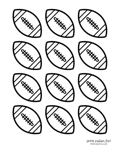 17 free football coloring pages party printables at PrintColorFun com