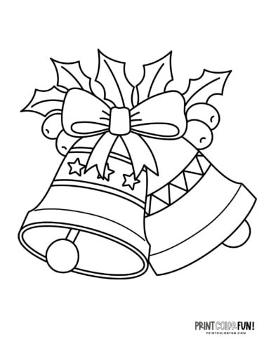 Christmas bell coloring page clipart (3) coloring page at PrintColorFun com