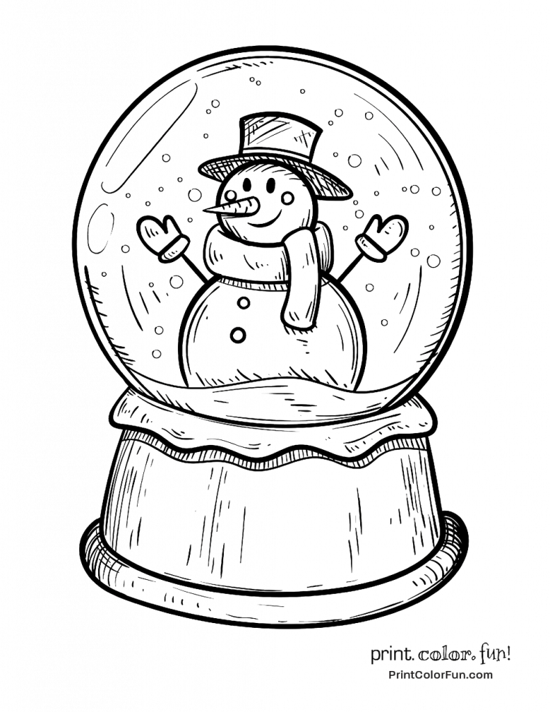 Christmas coloring pages & printables - Print. Color. Fun! Free