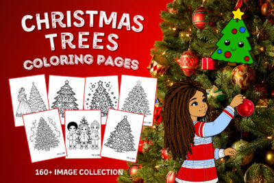 Christmas tree coloring pages and clipart at PrintColorFun com