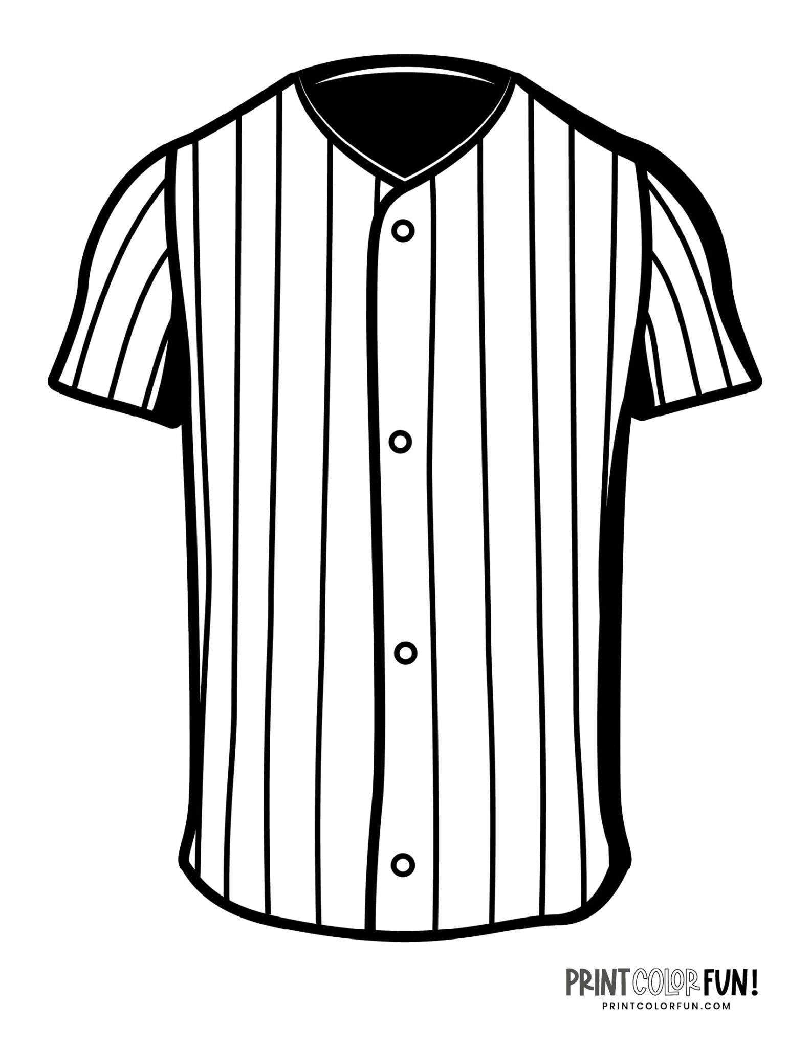 Baseball gear coloring pages: Balls & bats, mitts & hats, at