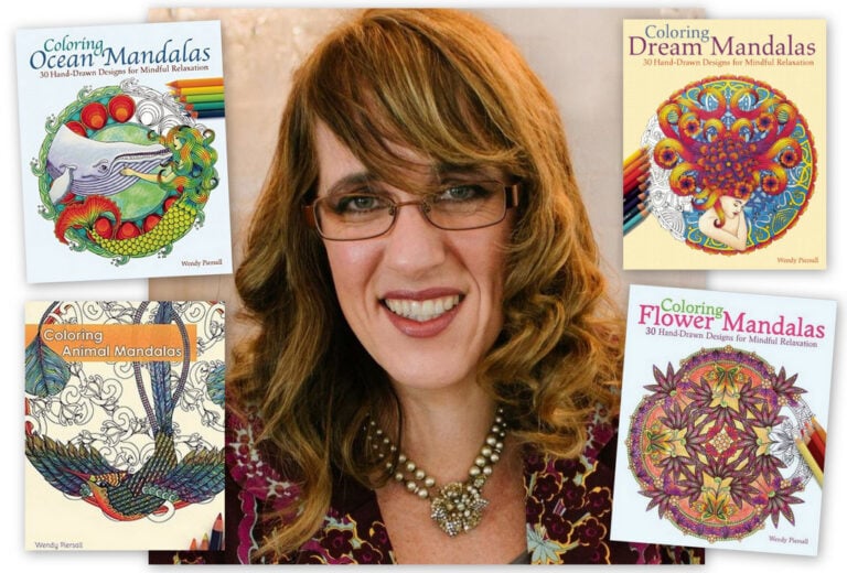 Coloring book author Wendy Piersall