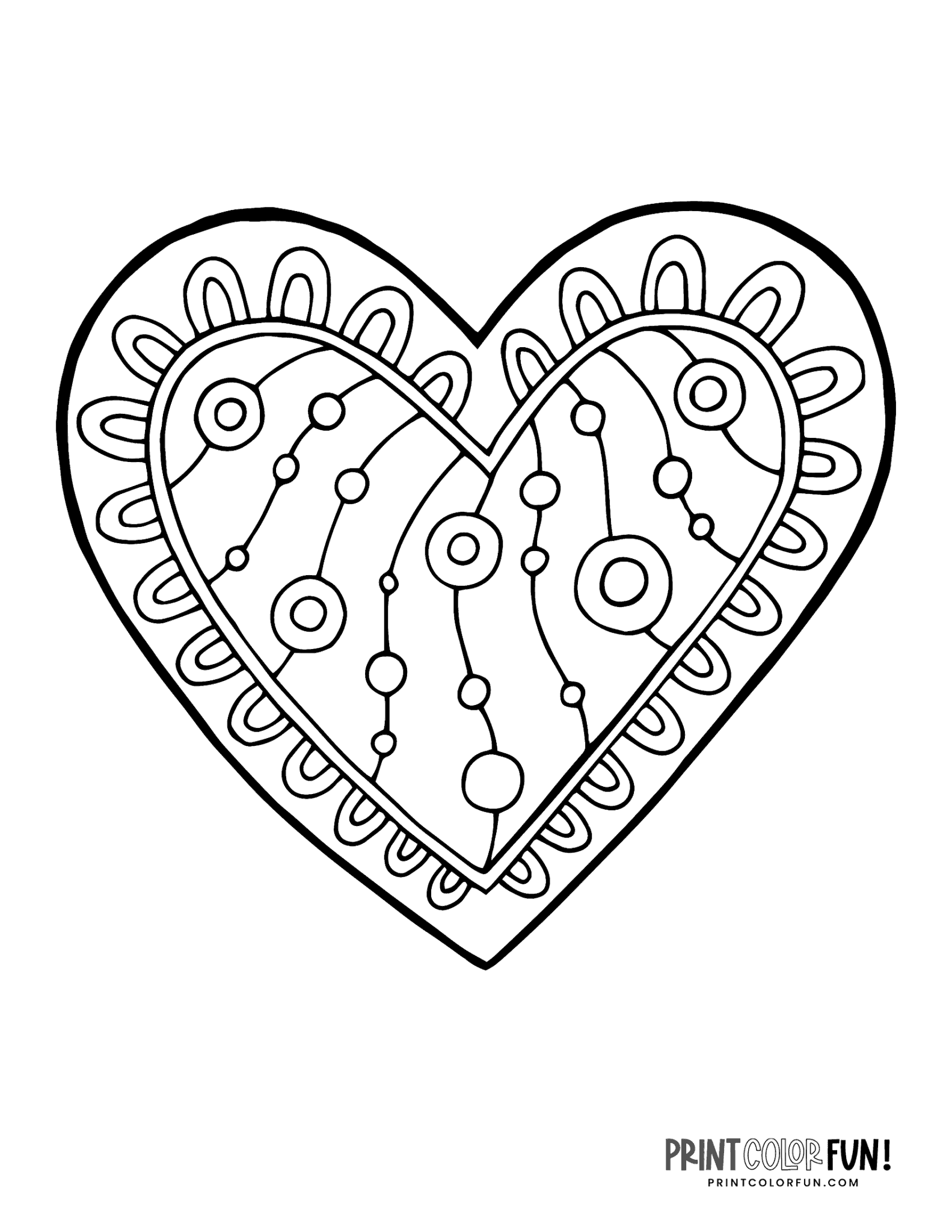 100+ heart coloring pages A huge collection of free