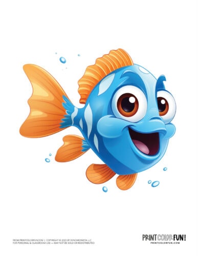 Cute animated movie-style fish clipart from PrintColorFun com.jpg (2)