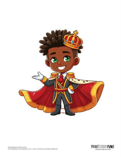 Cute cartoon prince clipart (5) at PrintColorFun com
