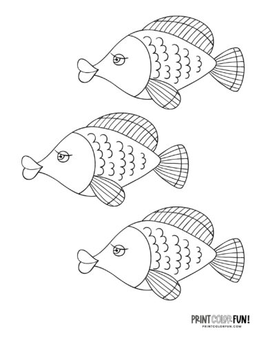 Cute funny fish coloring page drawing from PrintColorFun com (10)