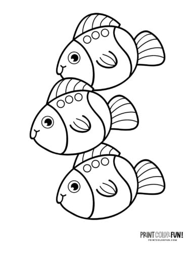 Cute funny fish coloring page drawing from PrintColorFun com (22)