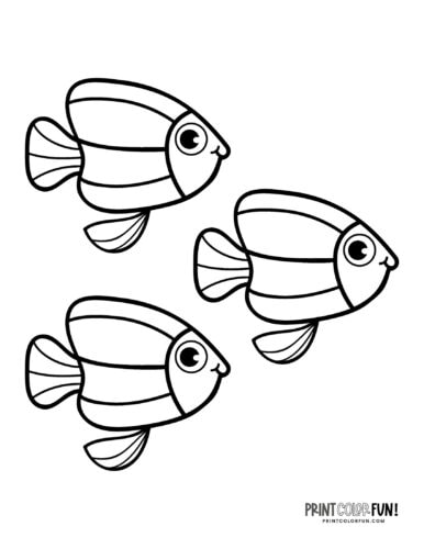 Cute funny fish coloring page drawing from PrintColorFun com (23)