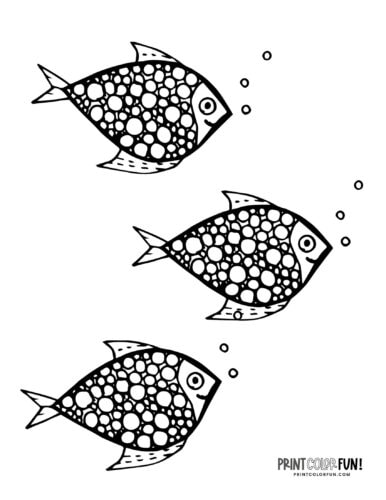 Cute funny fish coloring page drawing from PrintColorFun com (34)