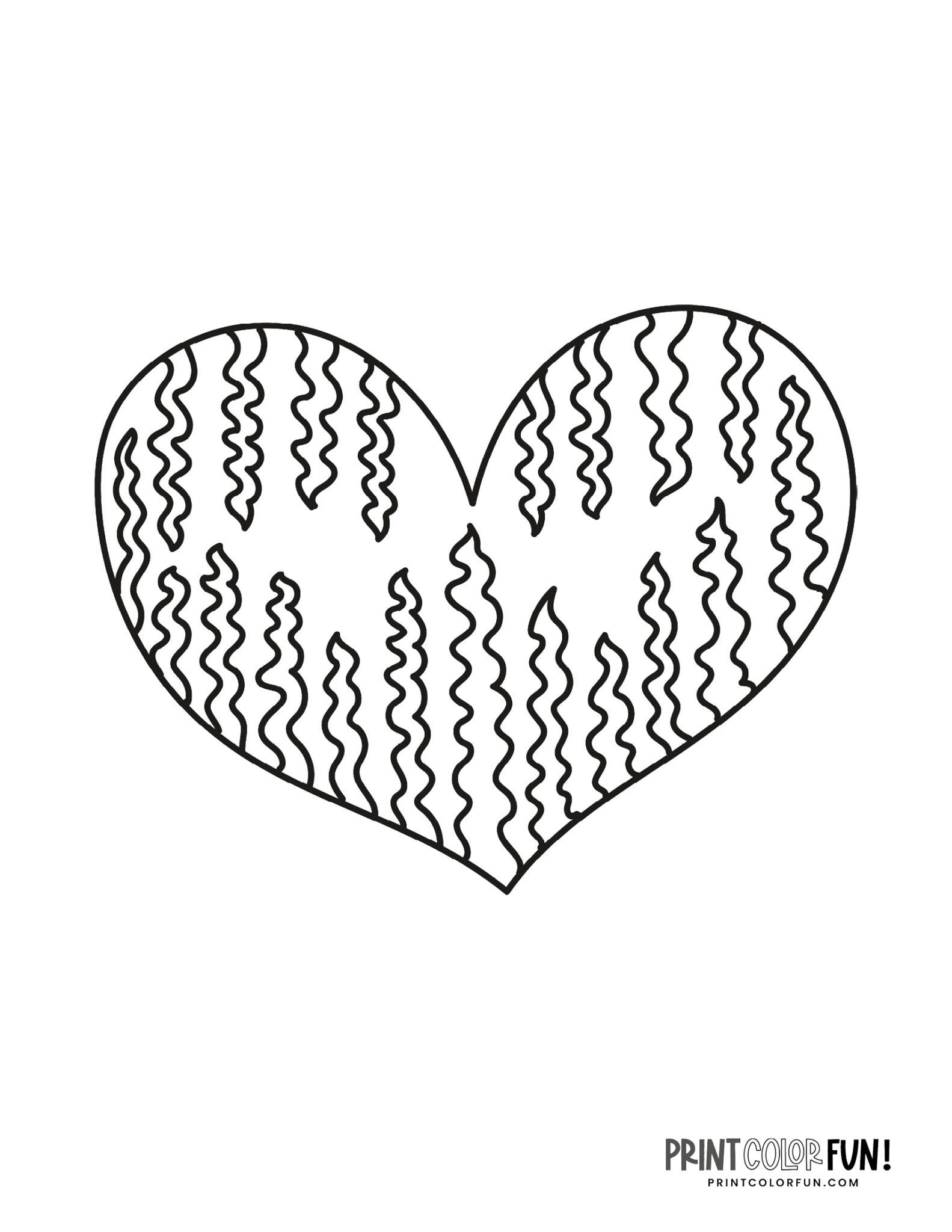 100+ heart coloring pages A huge collection of free