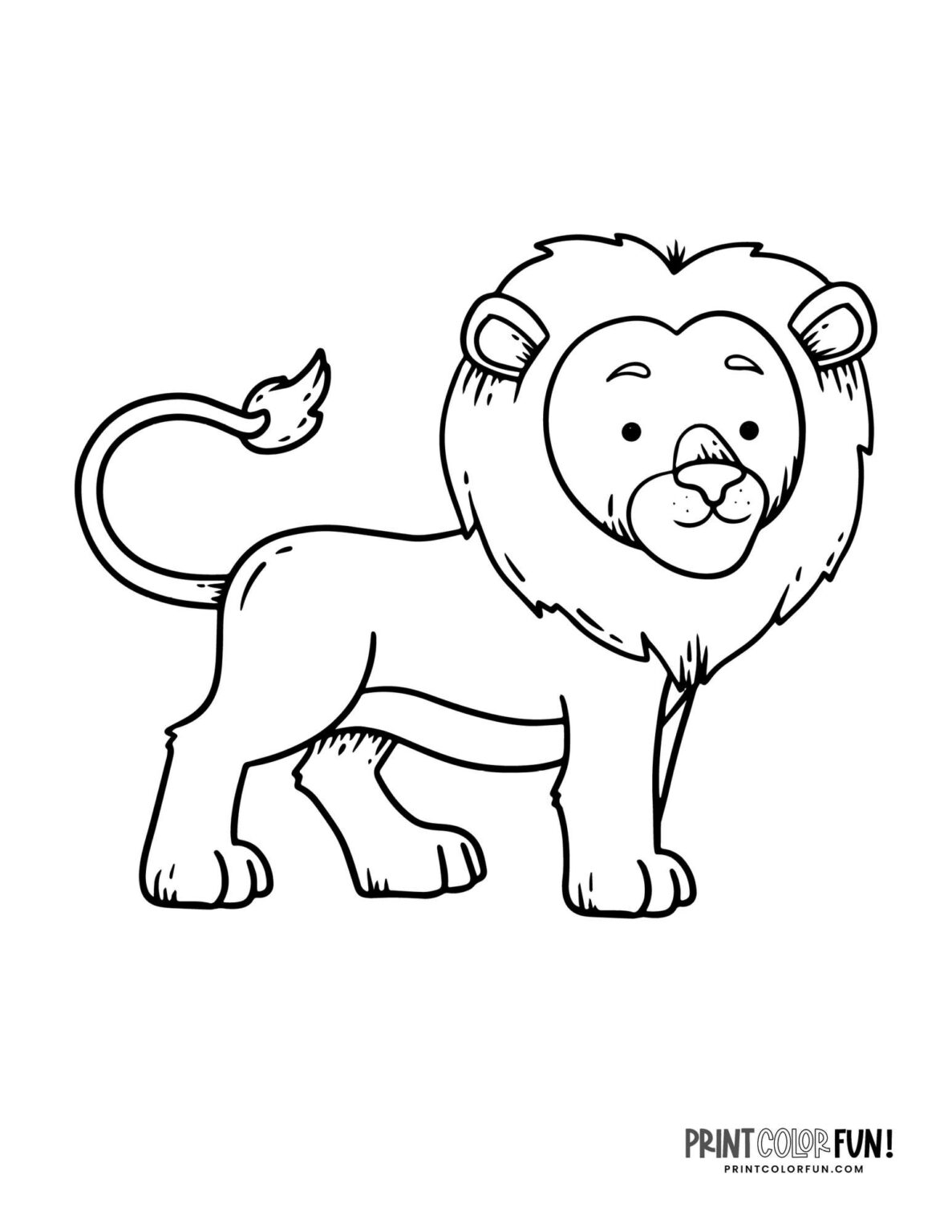 30 lion clipart & coloring pages: With fun crafts, facts & activities ...