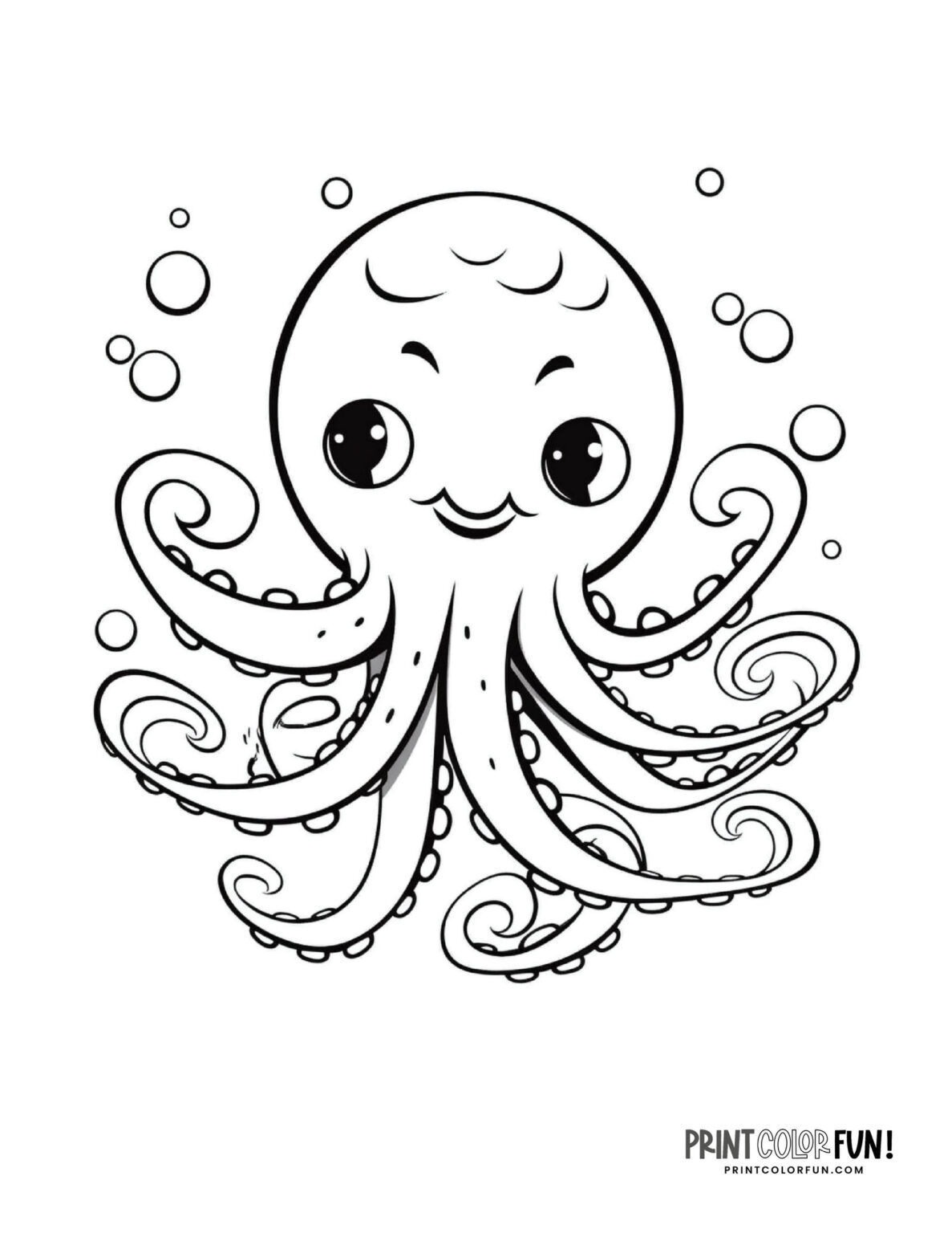 15 octopus drawings & clipart: Make waves with these fun craft ...
