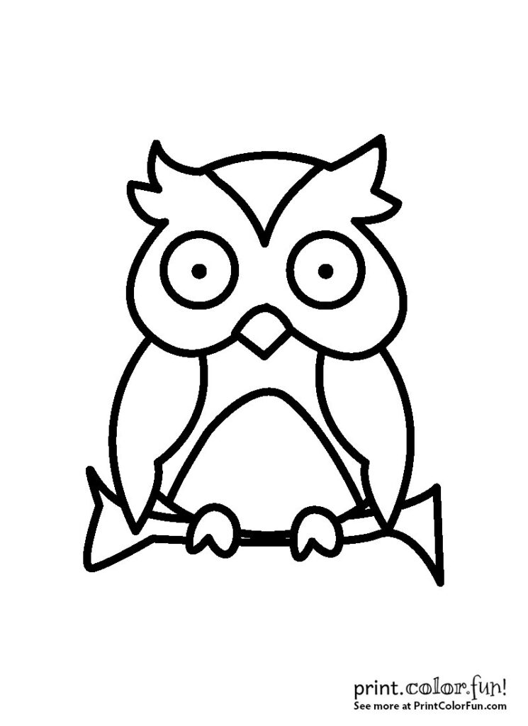 Whoo's Ready To Color? 38 Fun Owl Coloring Pages & Clipart For Young 