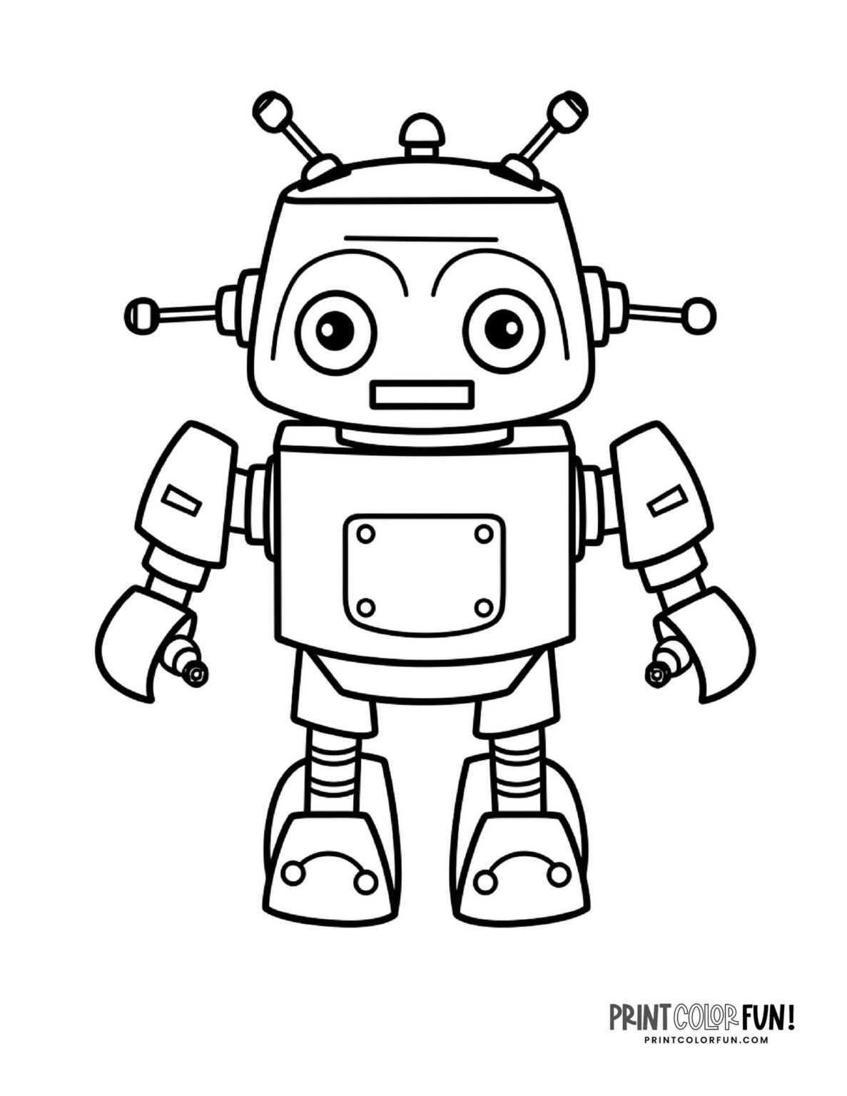 Beep Boop: 17 Robot Drawings & Coloring Pages For Creative Tech 