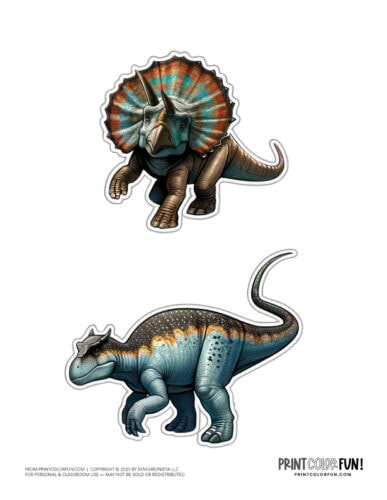 25 dinosaur clipart & coloring pages offer some prehistoric fun, at